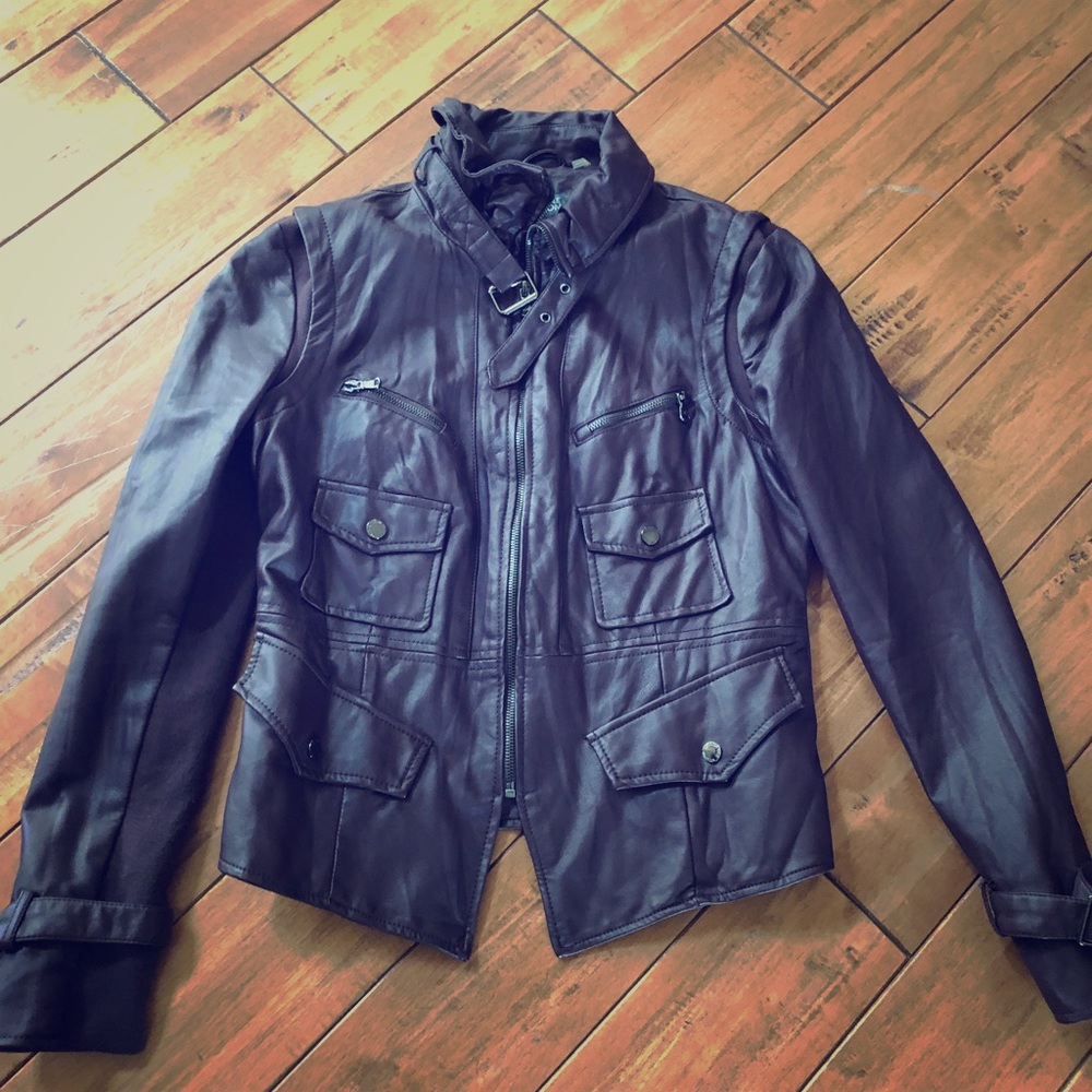 Kenneth Cole Reaction Faux leather Jacket in